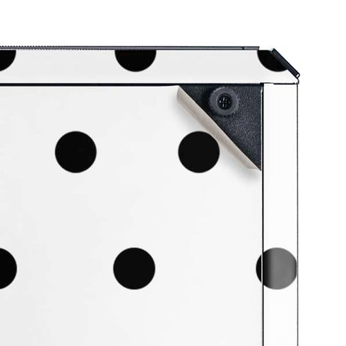 White and Black Polka Dots Cooler Master MasterBox Q300L Mini Tower Skin