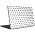 White and Black Polka Dots Dell Vostro Skin