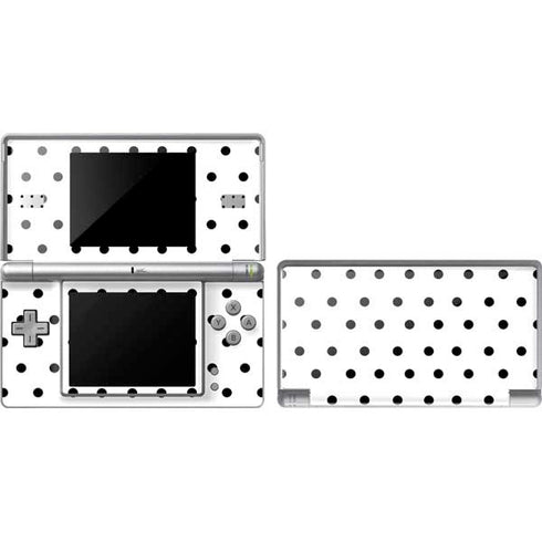 White and Black Polka Dots DS Lite Skin