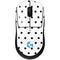 White and Black Polka Dots G Pro Wireless Gaming Mouse Skin