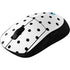 White and Black Polka Dots G Pro Wireless Gaming Mouse Skin