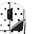 White and Black Polka Dots G Pro Wireless Gaming Mouse Skin