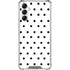White and Black Polka Dots Galaxy A14 5G Clear Case