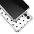 White and Black Polka Dots Galaxy A14 5G Clear Case