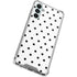 White and Black Polka Dots Galaxy A15 5G Clear Case