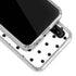 White and Black Polka Dots Galaxy A30 Clear Case