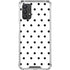 White and Black Polka Dots Galaxy A32 5G Clear Case