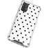White and Black Polka Dots Galaxy A32 5G Clear Case