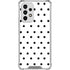 White and Black Polka Dots Galaxy A33 5G Clear Case