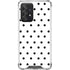White and Black Polka Dots Galaxy A52 5G Clear Case
