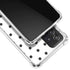 White and Black Polka Dots Galaxy A52 5G Clear Case