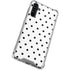 White and Black Polka Dots Galaxy A54 5G Clear Case