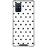 White and Black Polka Dots Galaxy A71 5G Clear Case