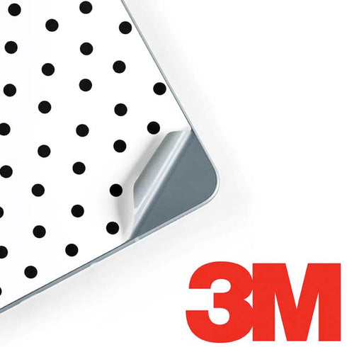 White and Black Polka Dots Galaxy Book 12in Skin