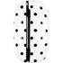 White and Black Polka Dots Galaxy Buds Live Skin