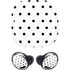 White and Black Polka Dots Galaxy Buds Pro Skin