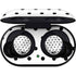 White and Black Polka Dots Galaxy Buds Skin