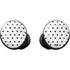 White and Black Polka Dots Galaxy Buds Skin
