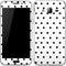 White and Black Polka Dots Galaxy J3 Skin