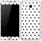White and Black Polka Dots Galaxy J7 Skin