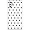White and Black Polka Dots Galaxy Note 10 Plus Skin