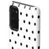 White and Black Polka Dots Galaxy Note20 5G Pro Case
