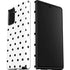 White and Black Polka Dots Galaxy Note20 5G Pro Case