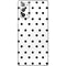 White and Black Polka Dots Galaxy Note20 5G Skin