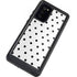White and Black Polka Dots Galaxy Note20 5G Waterproof Case