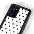 White and Black Polka Dots Galaxy Note20 5G Waterproof Case