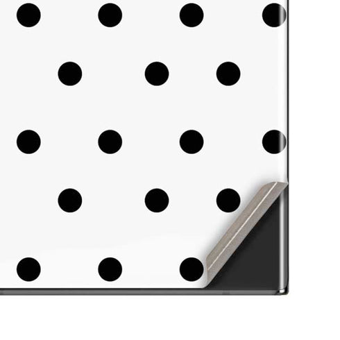 White and Black Polka Dots Galaxy Note20 Ultra 5G Skin