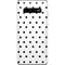White and Black Polka Dots Galaxy S10 Plus Skin
