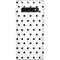 White and Black Polka Dots Galaxy S10 Skin