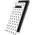 White and Black Polka Dots Galaxy S10 Skin