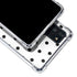 White and Black Polka Dots Galaxy S20 FE Clear Case