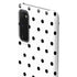 White and Black Polka Dots Galaxy S20 Lite Case