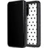 White and Black Polka Dots Galaxy S20 Plus Waterproof Case