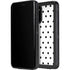 White and Black Polka Dots Galaxy S20 Waterproof Case