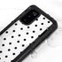 White and Black Polka Dots Galaxy S20 Waterproof Case