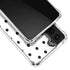 White and Black Polka Dots Galaxy S21 FE Clear Case