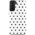 White and Black Polka Dots Galaxy S21 Plus 5G Pro Case