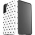 White and Black Polka Dots Galaxy S21 Plus 5G Pro Case
