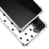 White and Black Polka Dots Galaxy S22 Clear Case