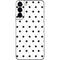 White and Black Polka Dots Galaxy S22 Plus Skin