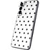 White and Black Polka Dots Galaxy S22 Plus Skin