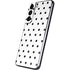 White and Black Polka Dots Galaxy S22 Skin