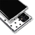 White and Black Polka Dots Galaxy S22 Ultra Clear Case