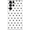 White and Black Polka Dots Galaxy S22 Ultra Skin