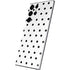 White and Black Polka Dots Galaxy S22 Ultra Skin