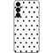 White and Black Polka Dots Galaxy S23 FE Skin